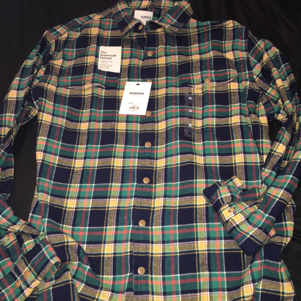 Flannel button up